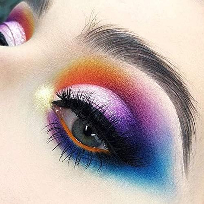35 Colors Makeup Inner Artist Pressed Eyeshadow Palette Pop Matte Shimmer Colors Blendable Natural Velvet Texture Powder Creamy Eye Shadow Makeup Palette