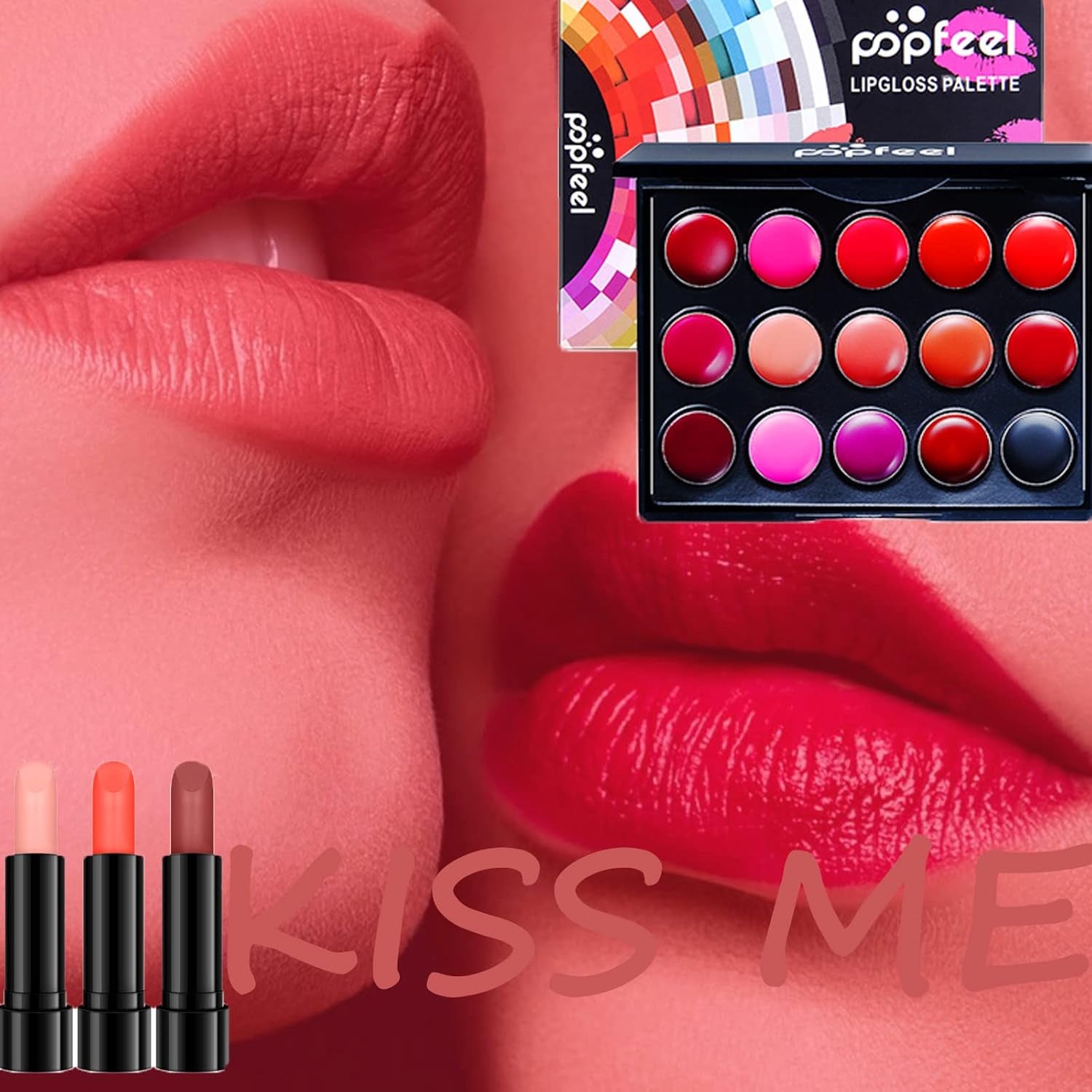 All-In-One Holiday Makeup Gift Set | Makeup Kit for Women Full Kit Cosmetic Essential Starter Bundle Include Eyeshadow Palette Lipstick Blush Foundation Concealer Face Powder Lipgloss Brush