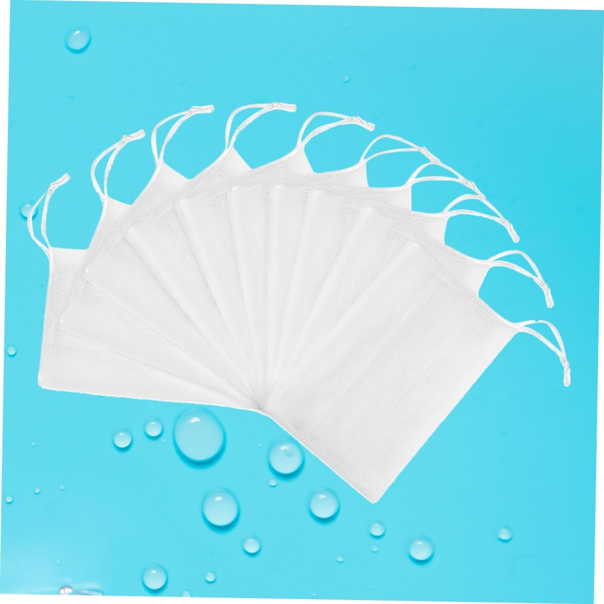 60Pcs Skincare Soap Saver for Homemade Bar Soap Net Pouch Foaming Net Efficient Maker