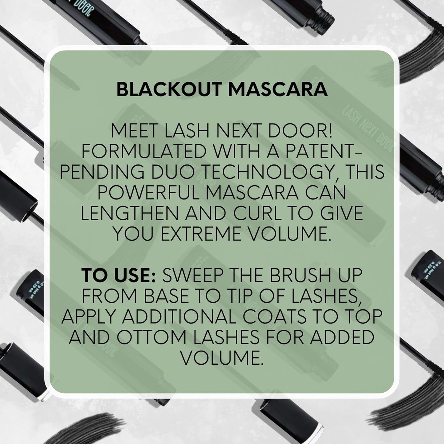 Water Resistant Mascara Black Volume and Length - No Clump Volumizing Mascara for Thickening and Lengthening - Smudge Proof Lashes by Brooklyn and Bailey (3 Pack)