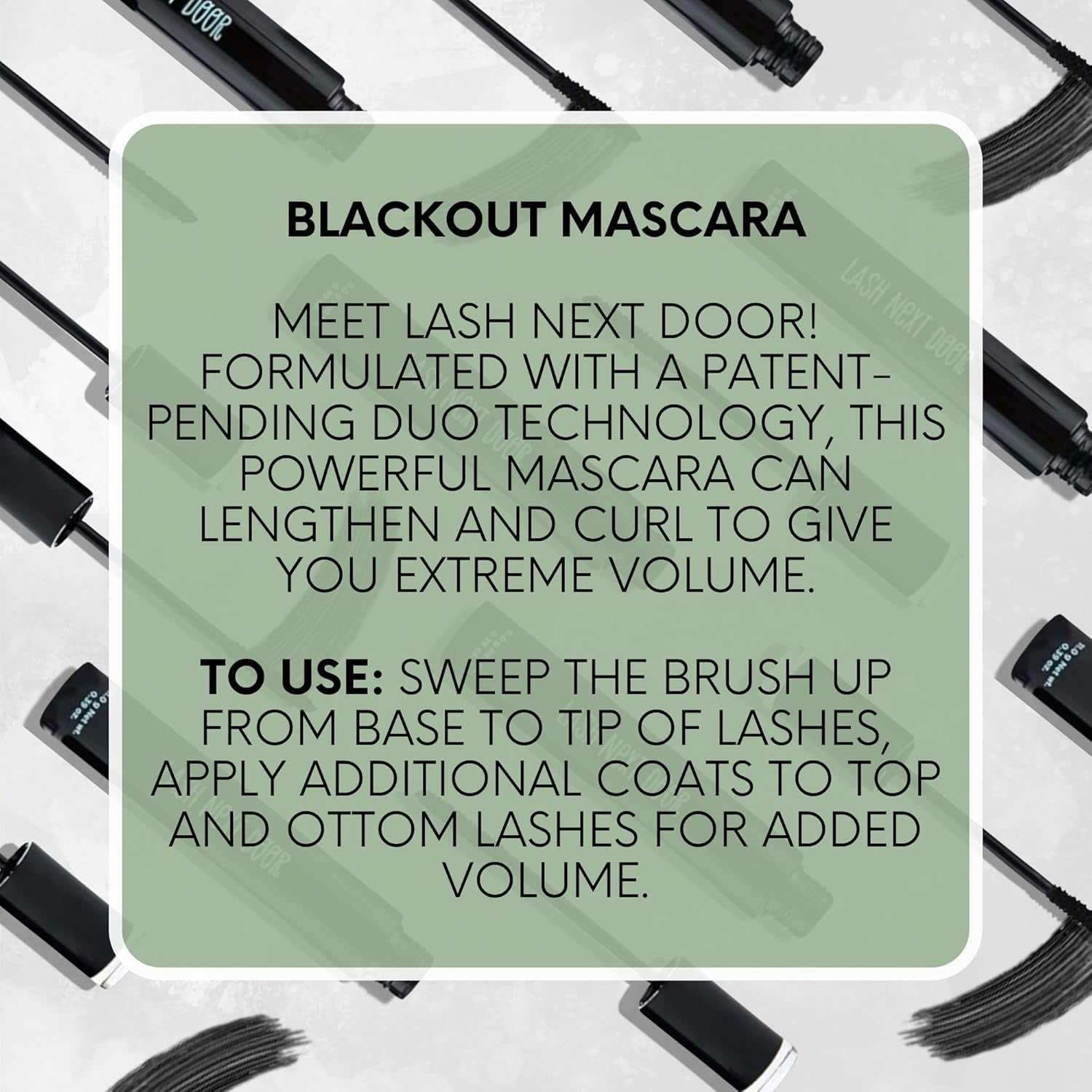 Water Resistant Mascara Black Volume and Length - No Clump Volumizing Mascara for Thickening and Lengthening - Smudge Proof Lashes by Brooklyn and Bailey (3 Pack)