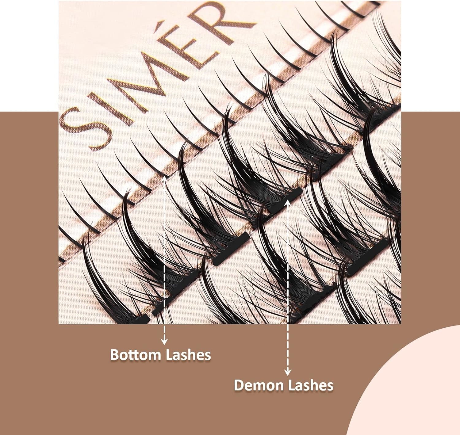 Individual Manga Lashes 6-12Mm Lashes Extension Kit DIY 82 Clusters Anime Lashes False Eyelashes with Bottom Lashes for Make Up