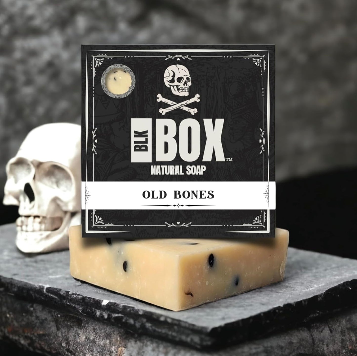 USA MADE Men'S Natural Bar Soap from Moisturizing Body Wash Soap Made from Natural Oils - Handmade Cold Process Soap with No Harsh Chemicals (Old Bones)