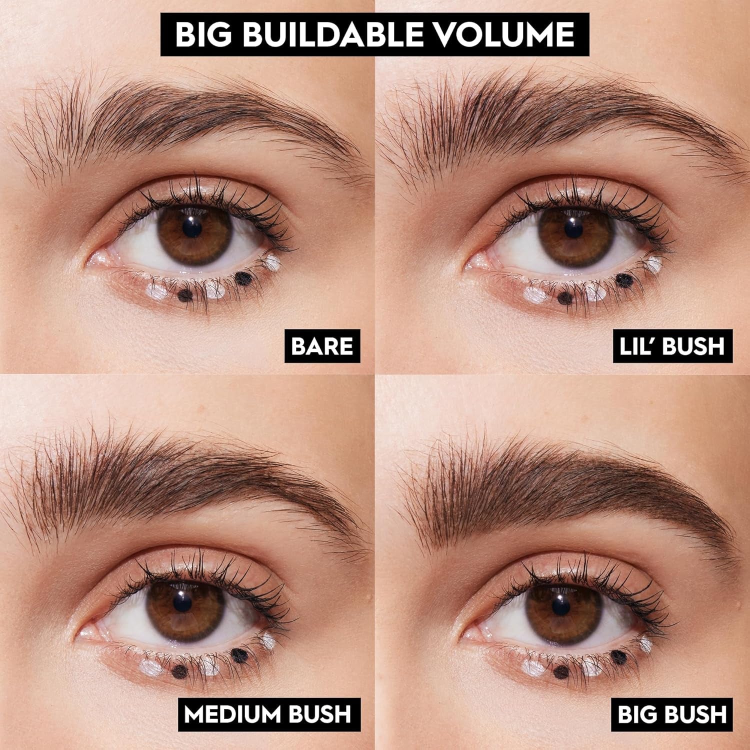 Urban Decay Big Bush Volumizing Tinted Eyebrow Gel, Waterproof, Smudge-Resistant, Flake-Resistant, Buildable Brow Gel Fibers, Long-Lasting, up to 24 HR Hold, urishing Castor Oil, Vegan