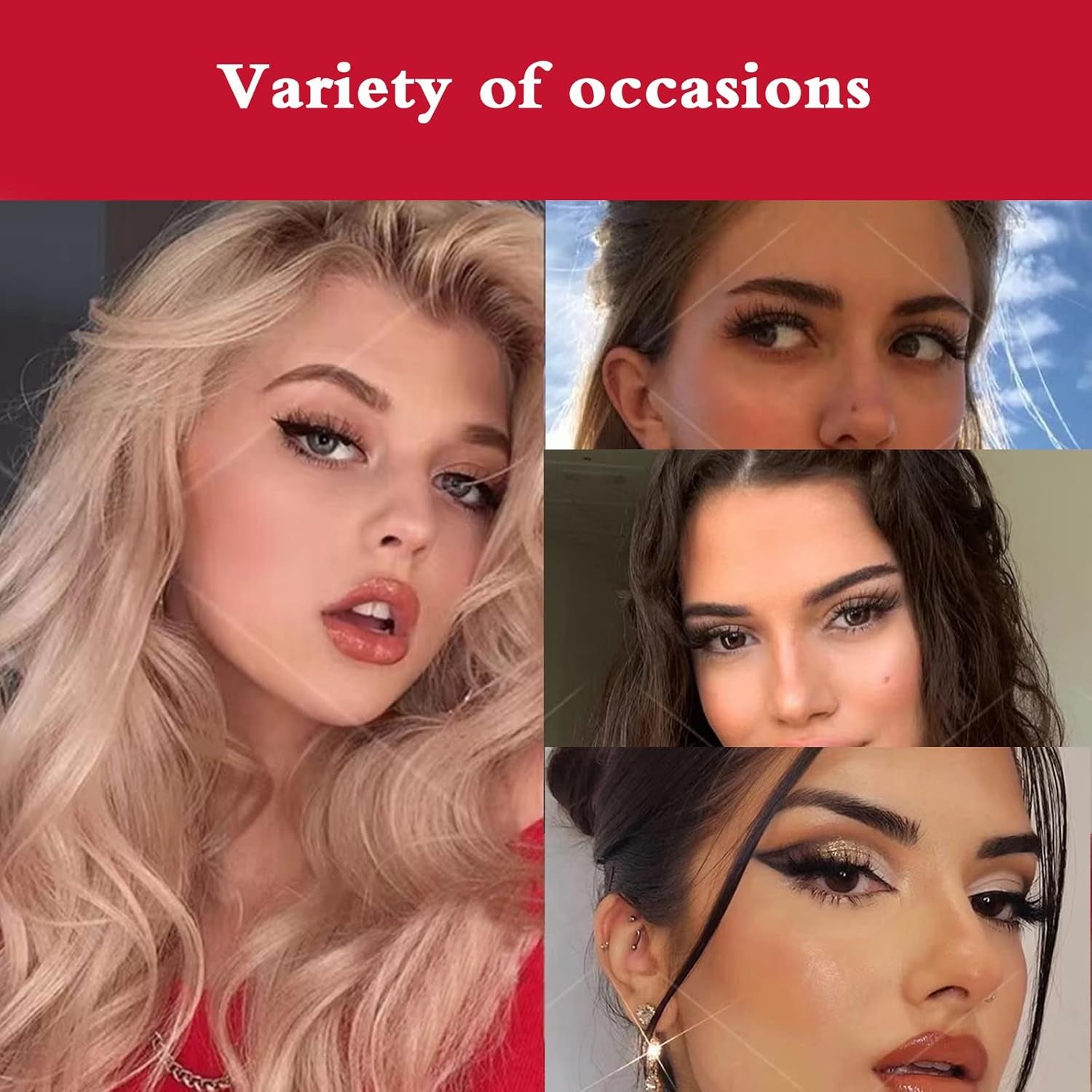 10 Styles Mixed False Eyelashes, Natural Fluffy False Eyelashes Thick Volume Faux Mink Eye Lashes, Reusable Handmade 3D Manga Lashes Extensions