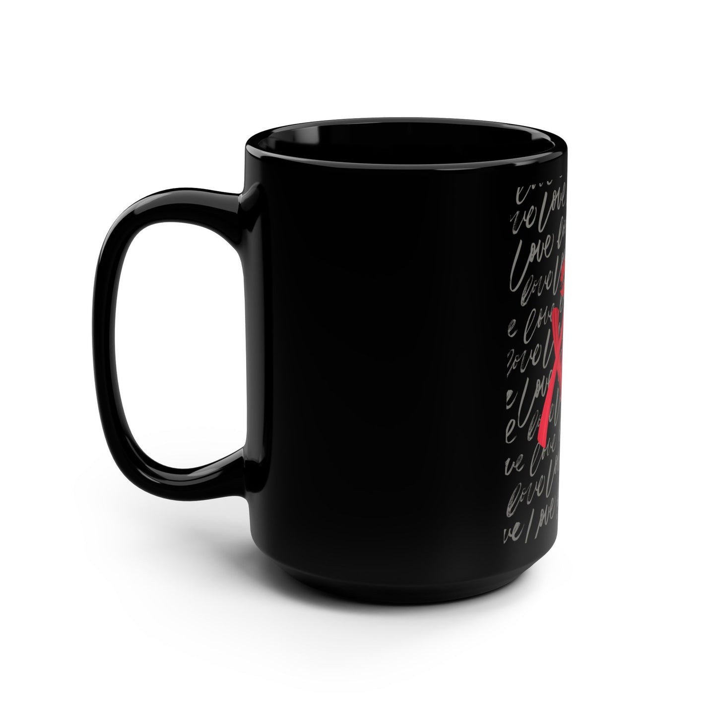 Xoxo Love Mug, Black, 15oz