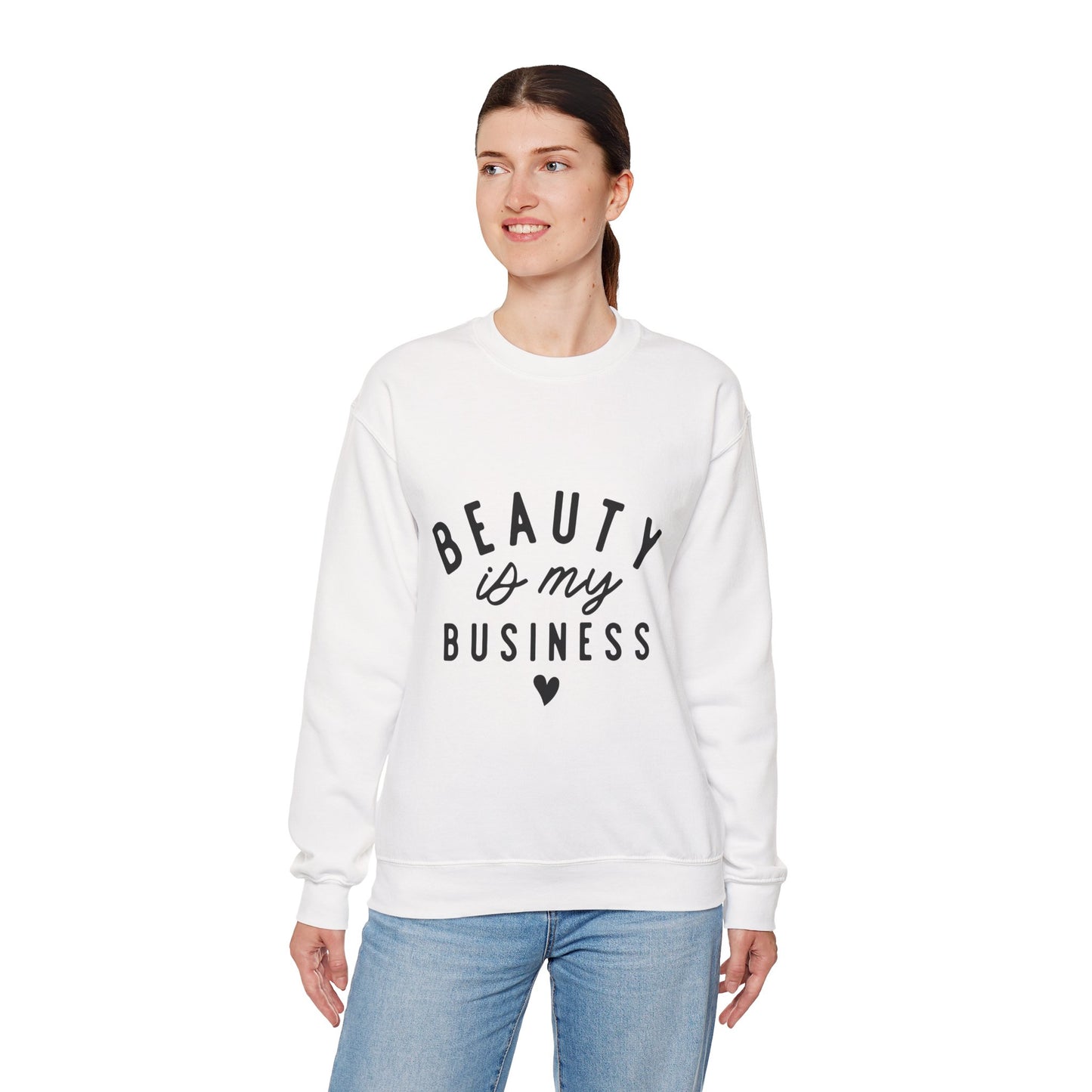 Beauty is My Business Crewneck Sweatshirt for Fashion Lovers