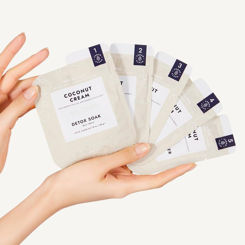 PEDI in a BOX® 5 STEP O2 FIZZ- COCONUT CREAM