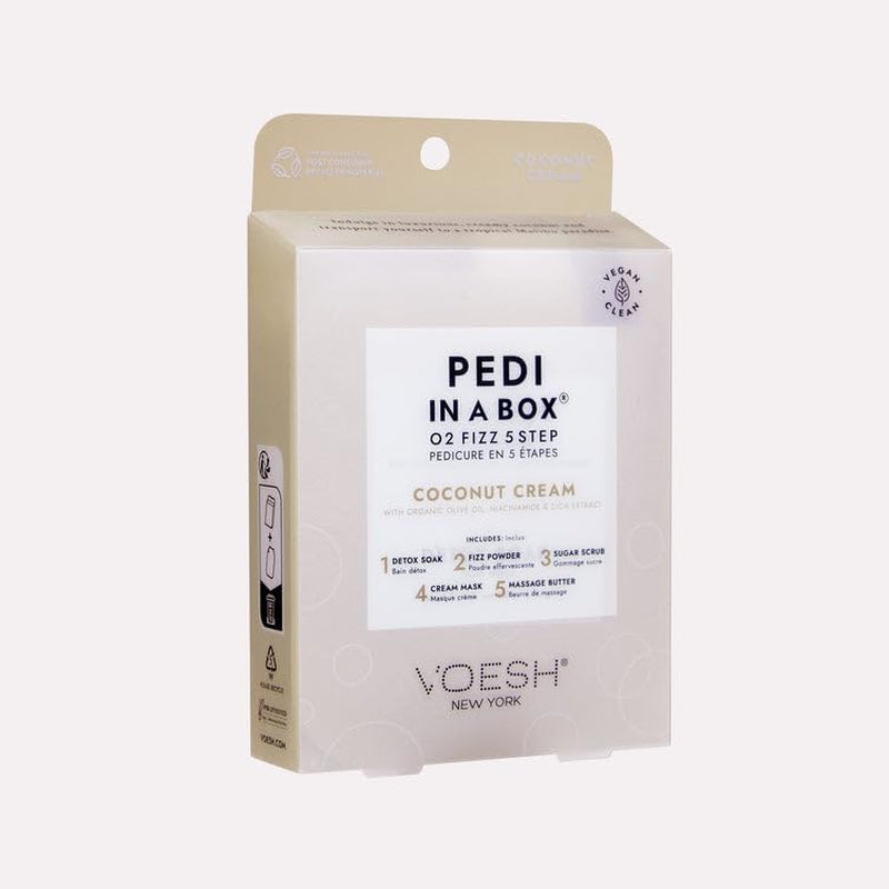 PEDI in a BOX® 5 STEP O2 FIZZ- COCONUT CREAM