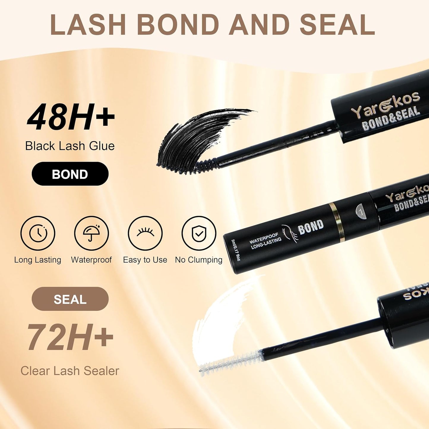 Eyelash Extension Kit, False Lashes Mix 10-16Mm, 2-In-1 Bond Seal Glue, Makeup Remover, Lash Tweezers with Comb, Women DIY Individual Application at Home, 100Pcs C Curl Clusters, B1-Black