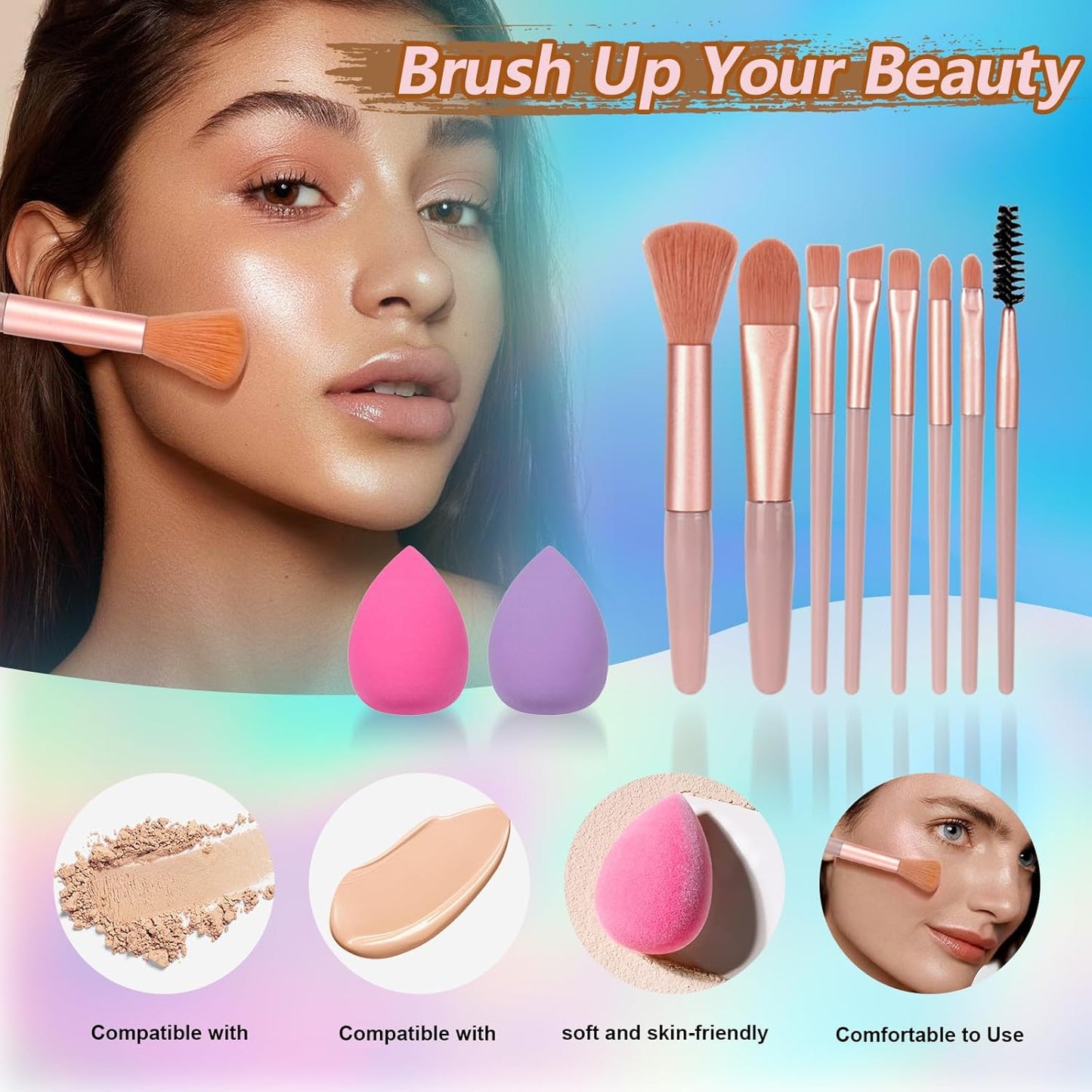 Makeup Kit for Women Full Kit Makeup Kits for Teens Teenager Makeup Gift Set for Teens Women Makeup Set for Teen Girls Christmas Eyeshadow Palette Foundation