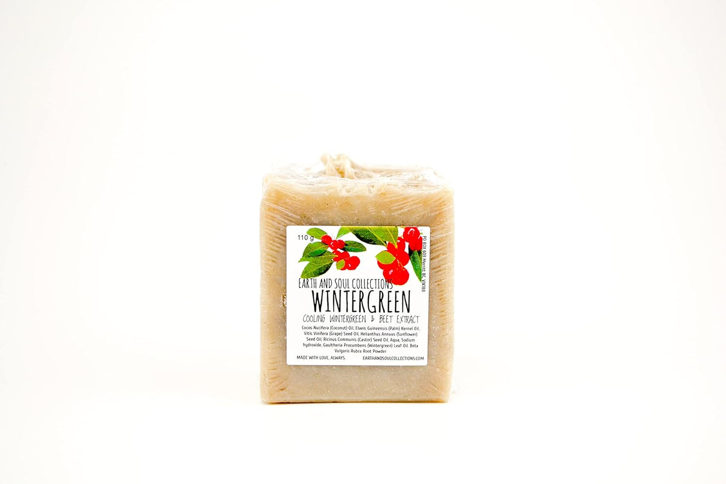 Earth and Soul Collections - Natural Bar Soap, 8 Soaps per Kit + a Wooden Soap Holder,  Essential Oil Bar Soap for Dry Skin, 110G Bars