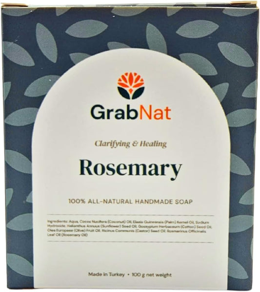 Purifying Powers All-Natural Handmade Cold-Processed Soap Sensitive Dry Skin Variety Pack - 5 Scents (5X100G): Activated Charcoal, Black Seed, Nettle, Rosemary, Tea Tree - Free of Harsh Chemicals