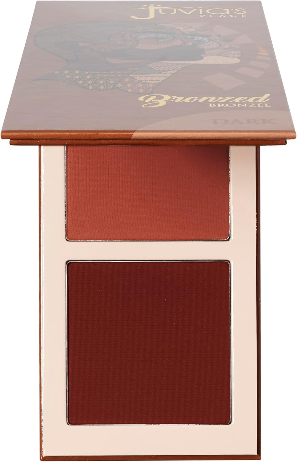 Bronzer Pressed Powder Matte Duo, Deep Dark, Long Lasting, Vegan, Cruelty Free