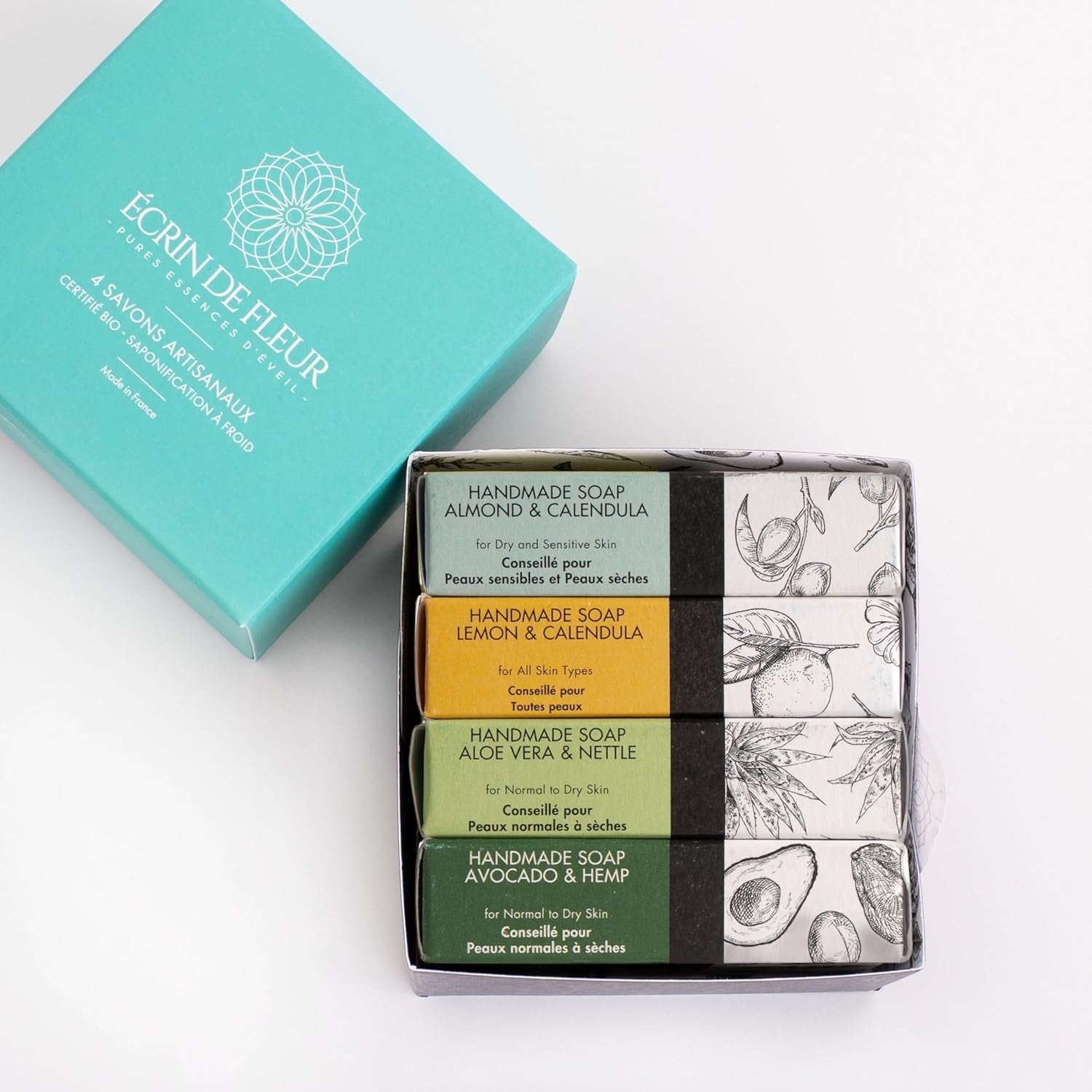 - Certified Organic Soap 4-Pack (4-Piece Soap Collection - Code 147)