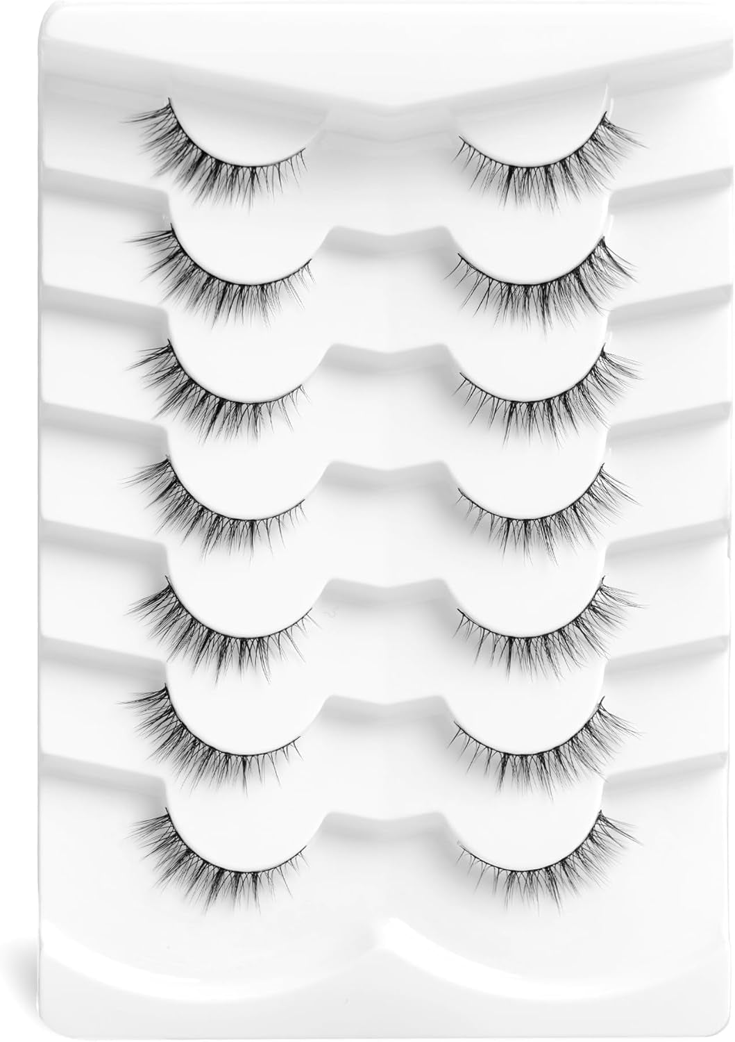 Natural Lashes Natural Eyelashes Short Eyelashes Natural Look False Eyelashes Wispy Eye Lashes 10Mm Small Lashes Fake Lashes K50