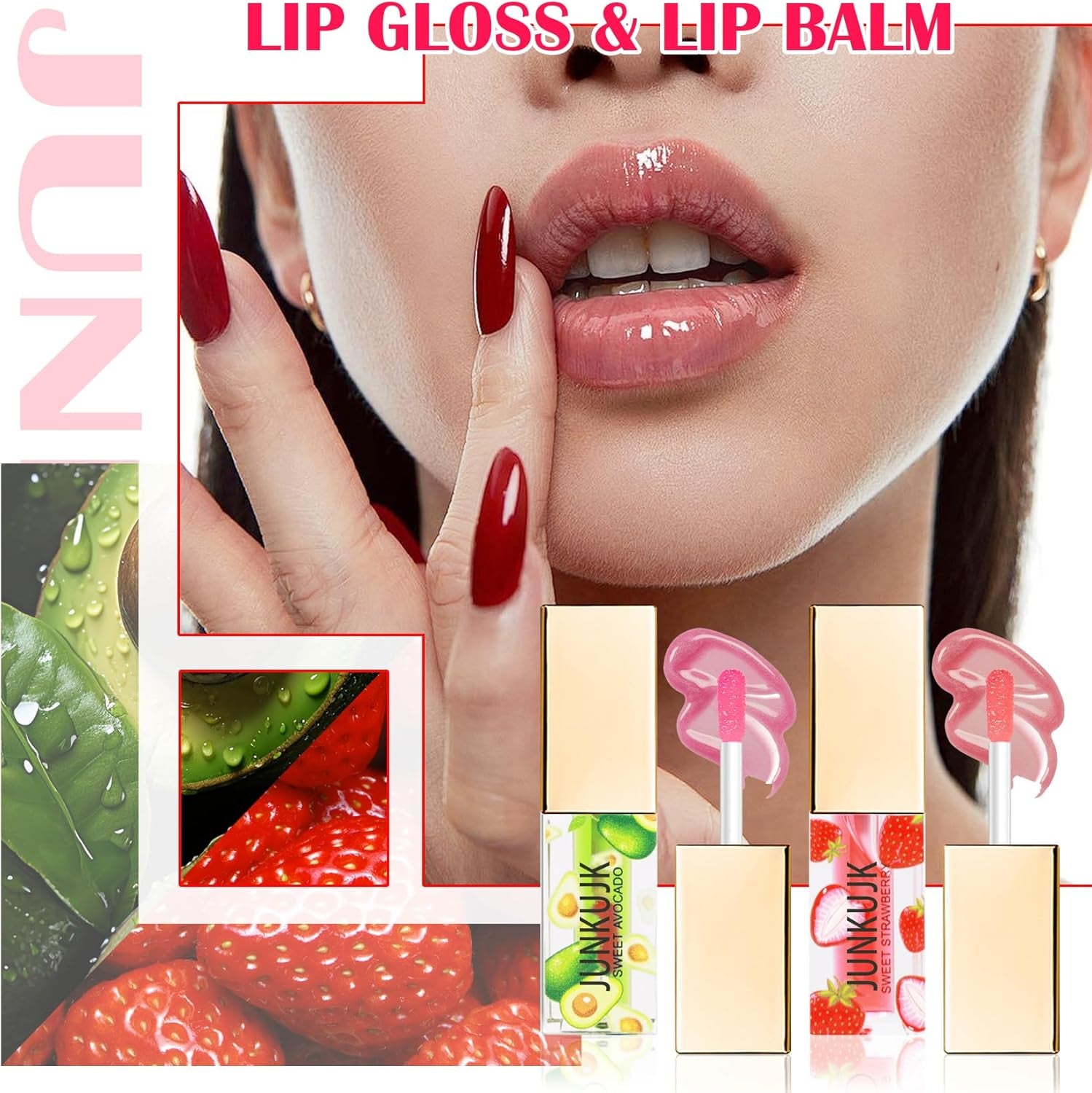 2 Pcs Hydrating Plumping Lip Gloss Oil,Moisturizing Magic Color Changing Lip Gloss Set Long Lasting Hydrating Lip Glow Oil,No-Sticky Tinted Lip Tint Stain Lipgloss Set Lip Makeup
