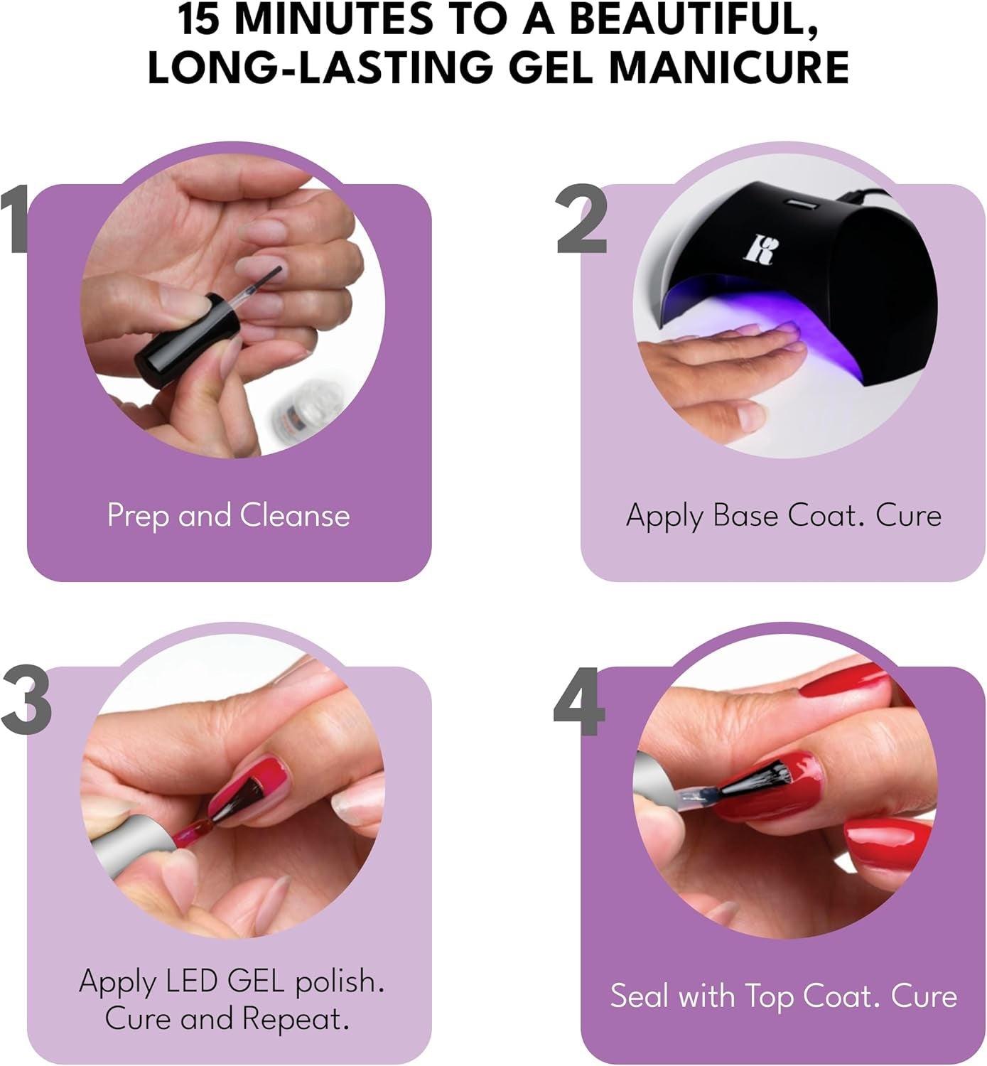 Red Carpet Manicure Pro30 LED Gel Polish Curing 6 Watt Nail Lamp LED Light