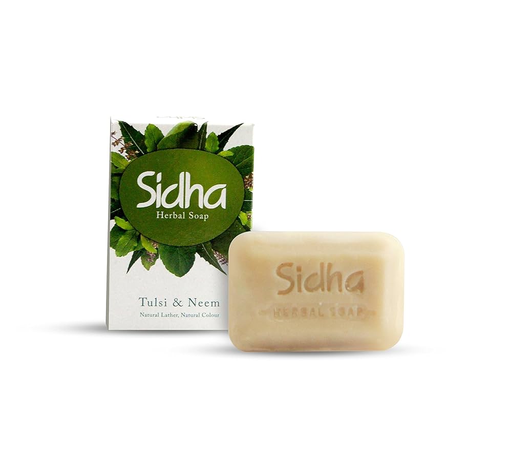 Sidha Tulsi & Neem Handmade Herbal Bar Soap, 20 pcs