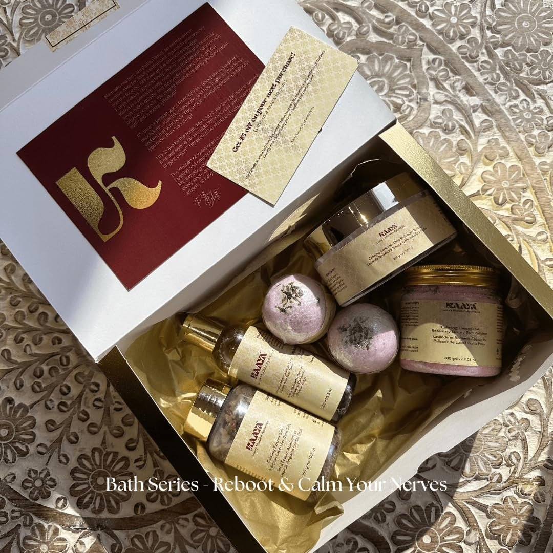 Bath Series – Reboot & Calm Your Nerves 5-Piece Gift Set (Value