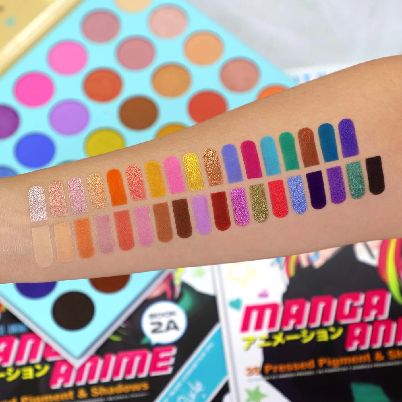Manga Anime 35 Eyeshadows Palette - Book 2A
