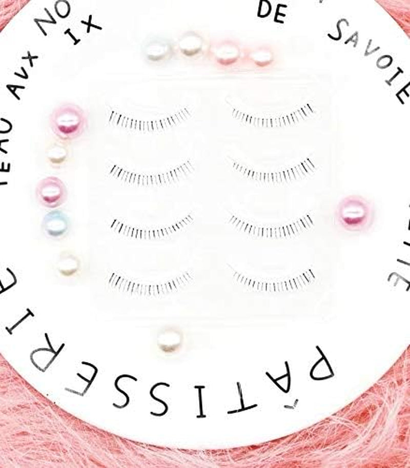 Bottom Lash Lightweight Short Lower Lashes 4 Pairs Lashes Pack Natural Looking Wispy Lashes