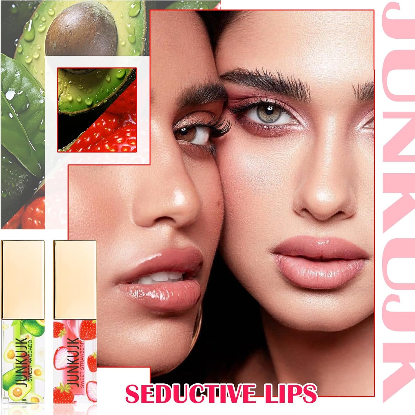 2 Pcs Hydrating Plumping Lip Gloss Oil,Moisturizing Magic Color Changing Lip Gloss Set Long Lasting Hydrating Lip Glow Oil,No-Sticky Tinted Lip Tint Stain Lipgloss Set Lip Makeup