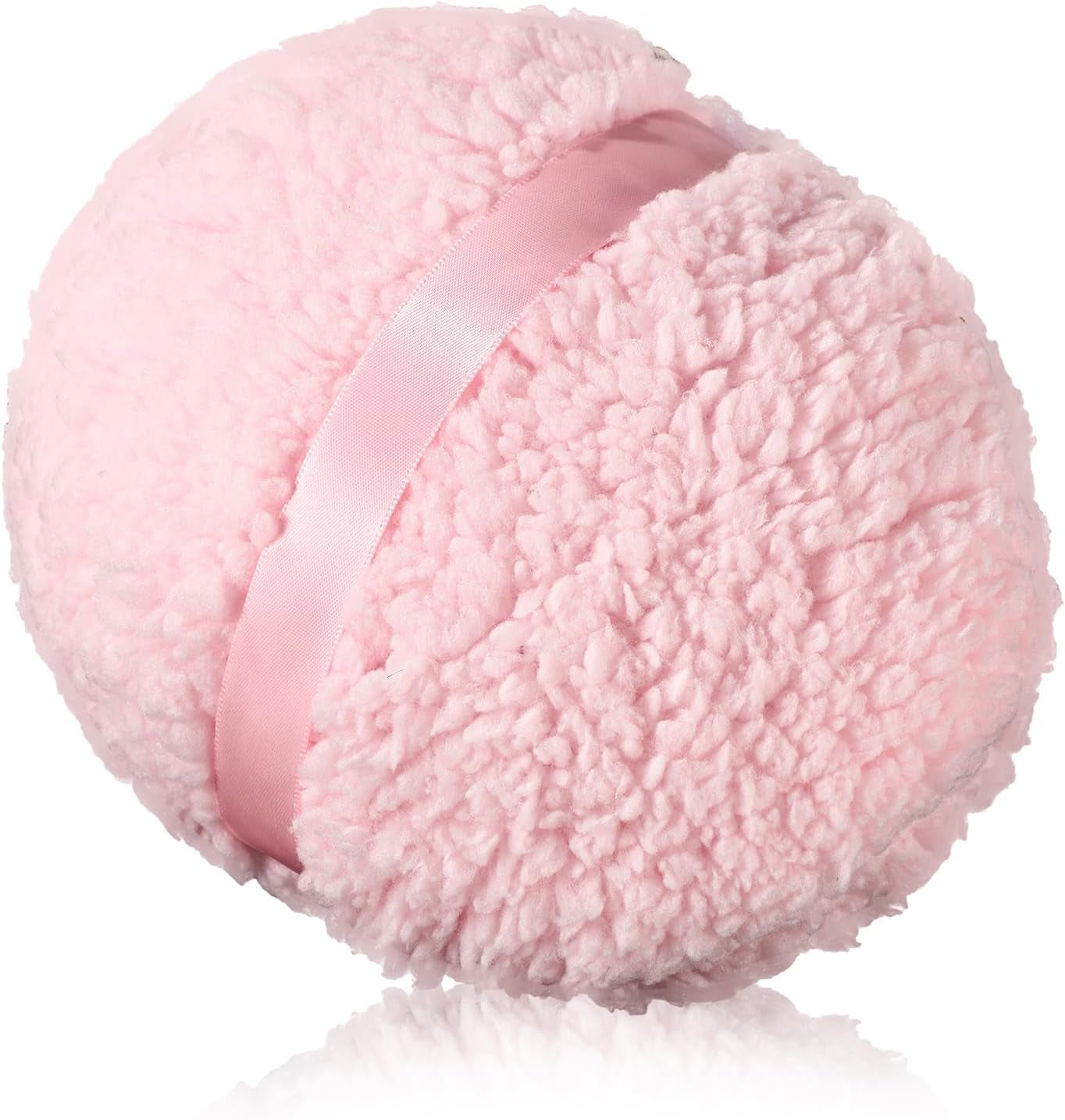 Large Plush Body Puff, Soft Washable Reusable Face Body Powder Puff Dusting Powder Puff Loose Powder Puffs for Face Powder Body Makeup Tool (Pink)