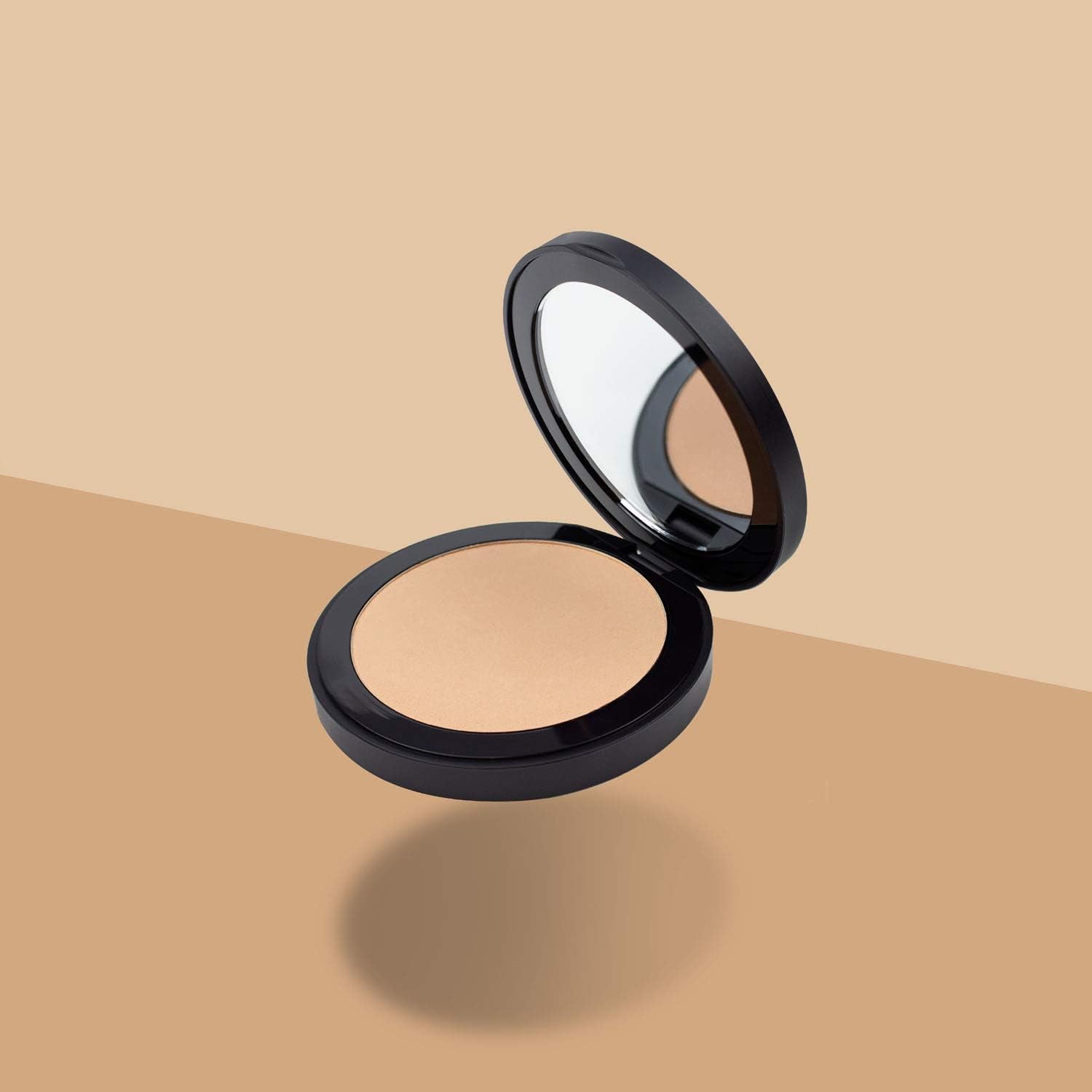 WUNDER2 GO beyond FOUNDATION Makeup [Light] Pressed Powder, Natural Cream Finish