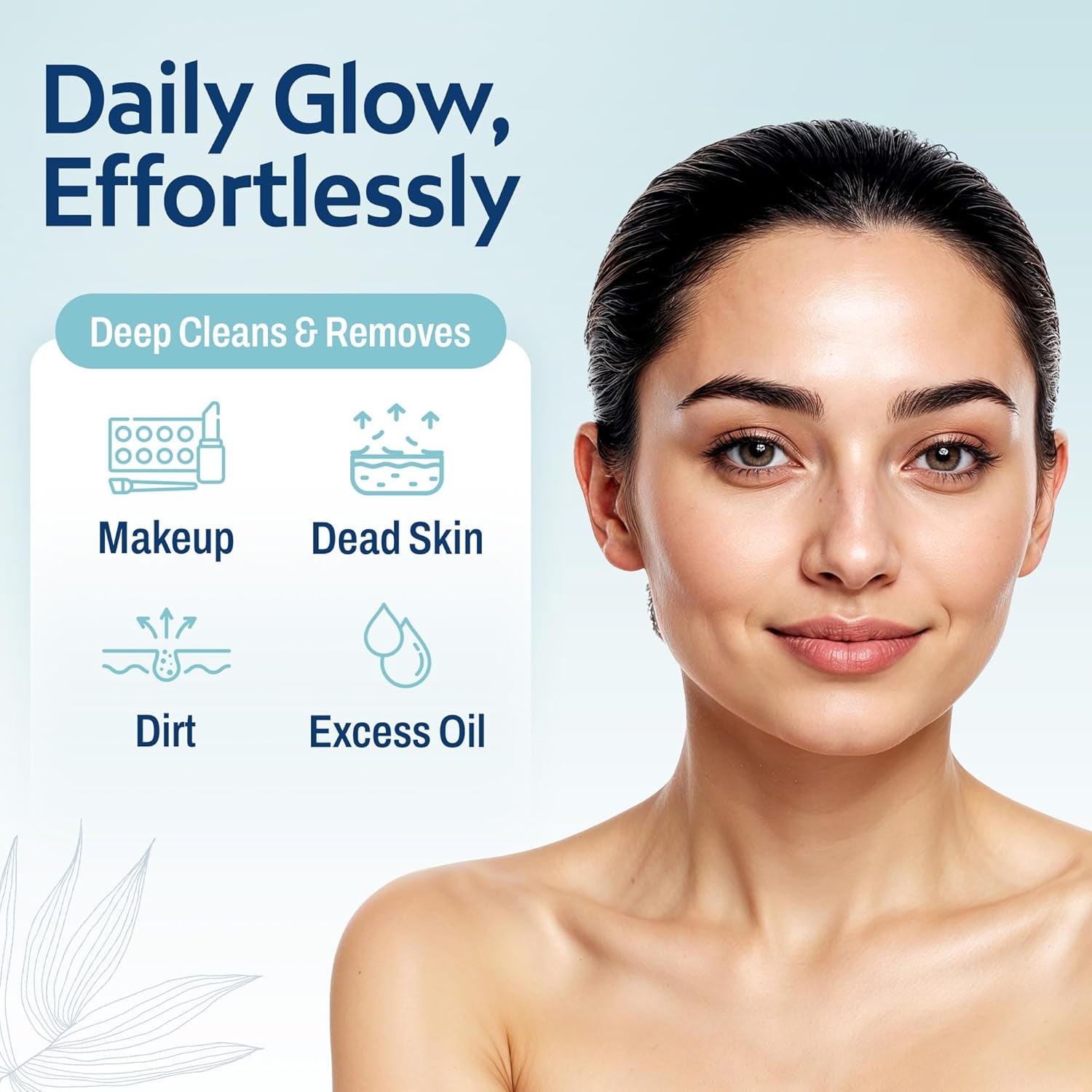 Facial Scrub round Exfoliating Skin Care Sponge Pad, Made in USA, Home Facial, Use with Favorite Cream, 2 Count