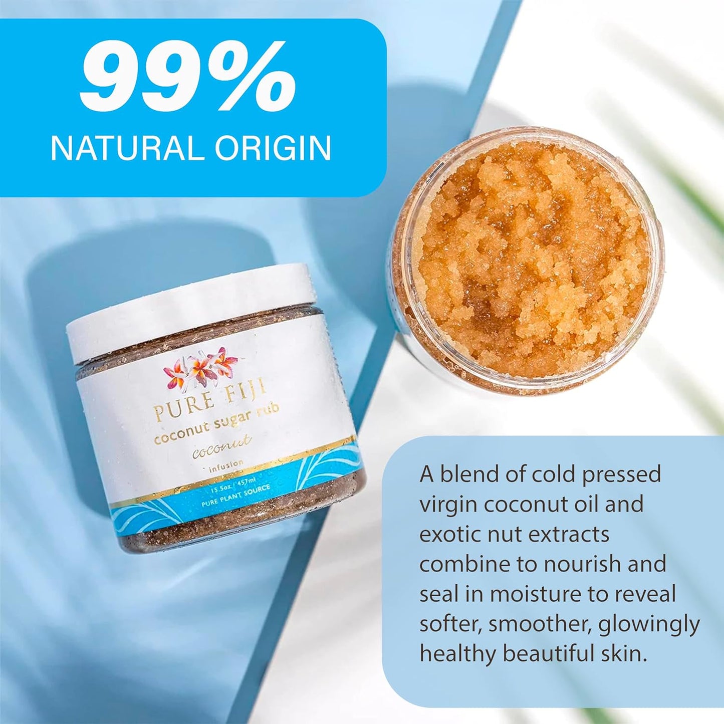 Coconut Sugar Rub, Coconut, 15.05 Ounces