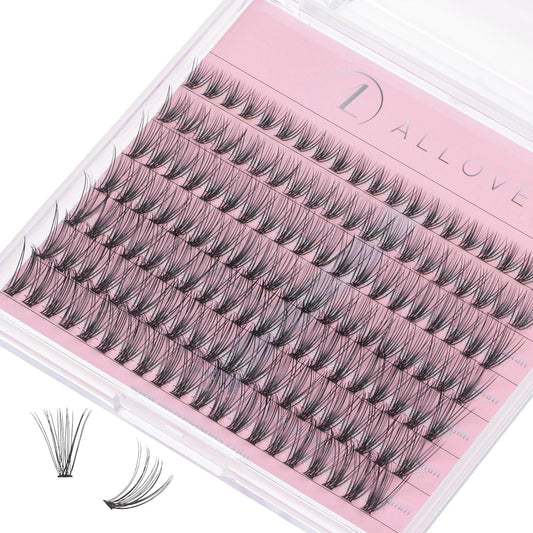 Lash Clusters Individual Lashes D Curl 12Mm 84 Pcs Soft Cluster Lashes Individual Lash Extensions for Self-Application DIY at Home-Mini 6