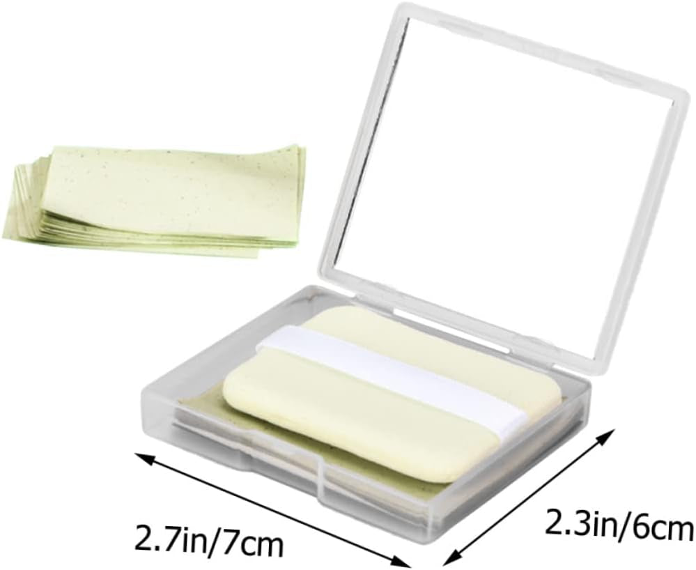 3 Sets Oily Skin Care Oil Absorbing Papers Face Cleaning Oil Paper Refill Sheets