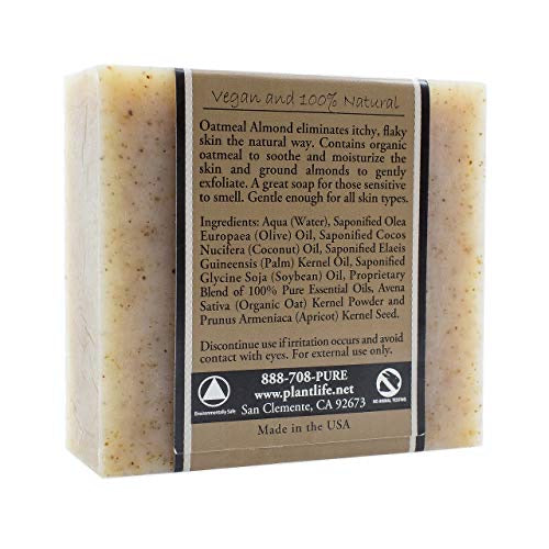 Oatmeal Almond Herbal Bar Soap, Plantlife