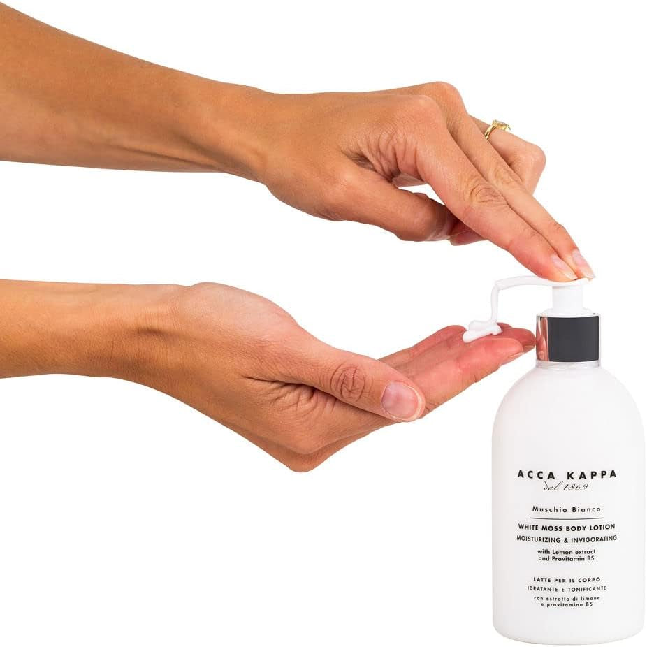 Moisturizing and Invigorating Body Milk, White Moss Body Lotion 10.4 Fl. Oz.