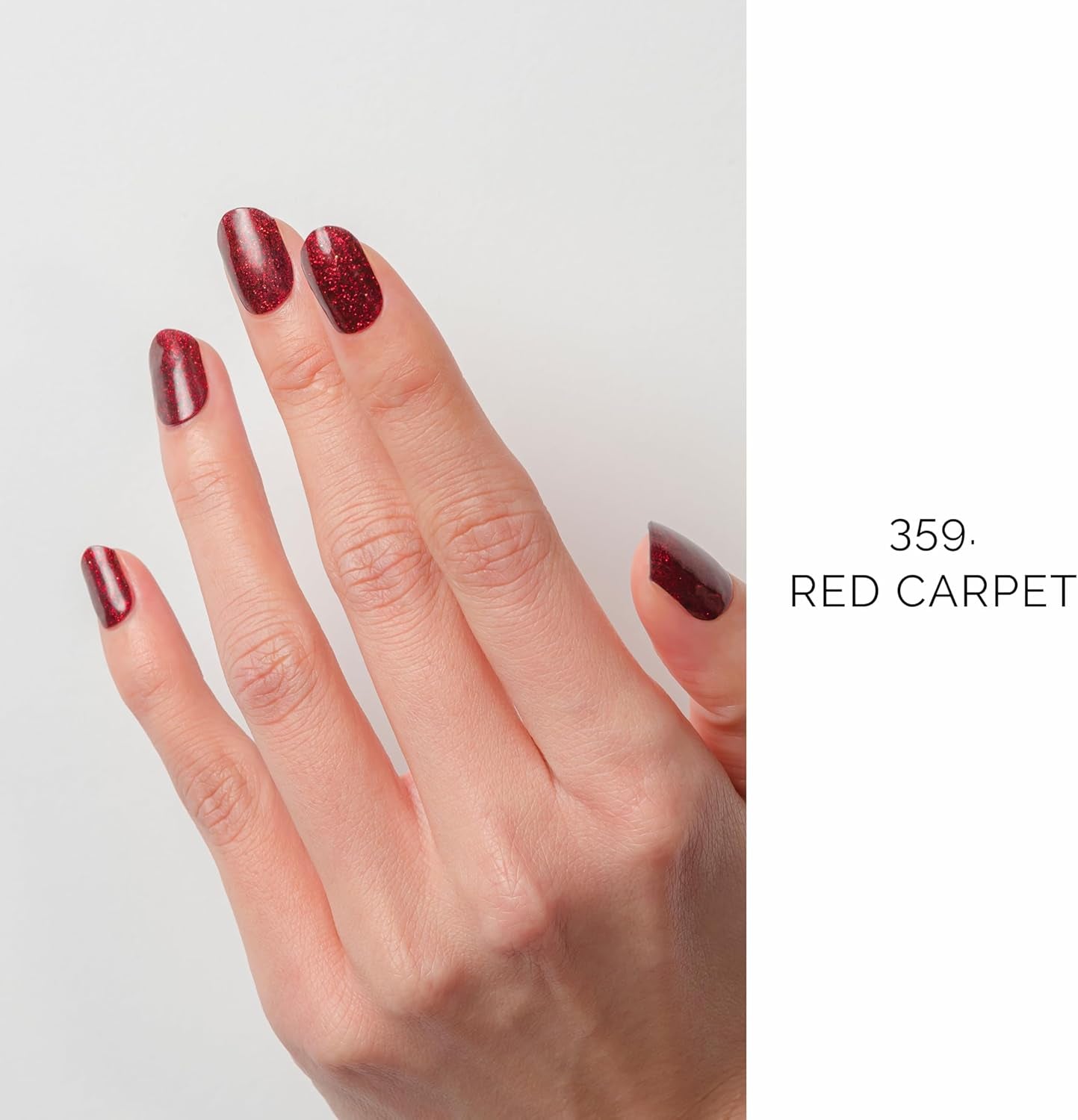 Semi Cured Gel Nail Strips (20 Extra Long Stickers/Wraps) | Buy 3 Get 1 UV Lamp| Glossy & Long Lasting Soft Gel Finishing (Red Carpet)