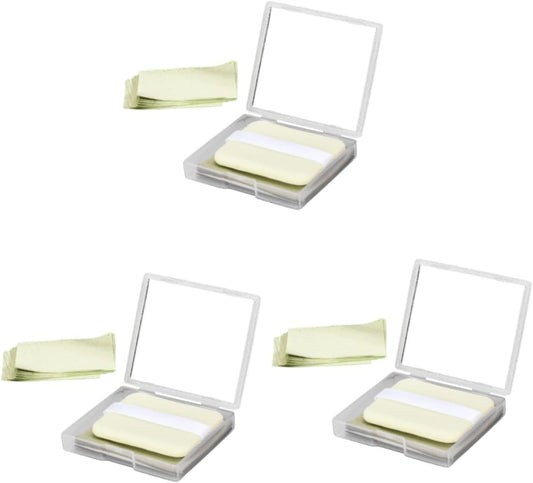 3 Sets Oily Skin Care Oil Absorbing Papers Face Cleaning Oil Paper Refill Sheets