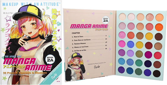 Cosmetics Manga Anime 35 Eyeshadows Palette - Book 2A Eye Shadow Women 1.34 Oz