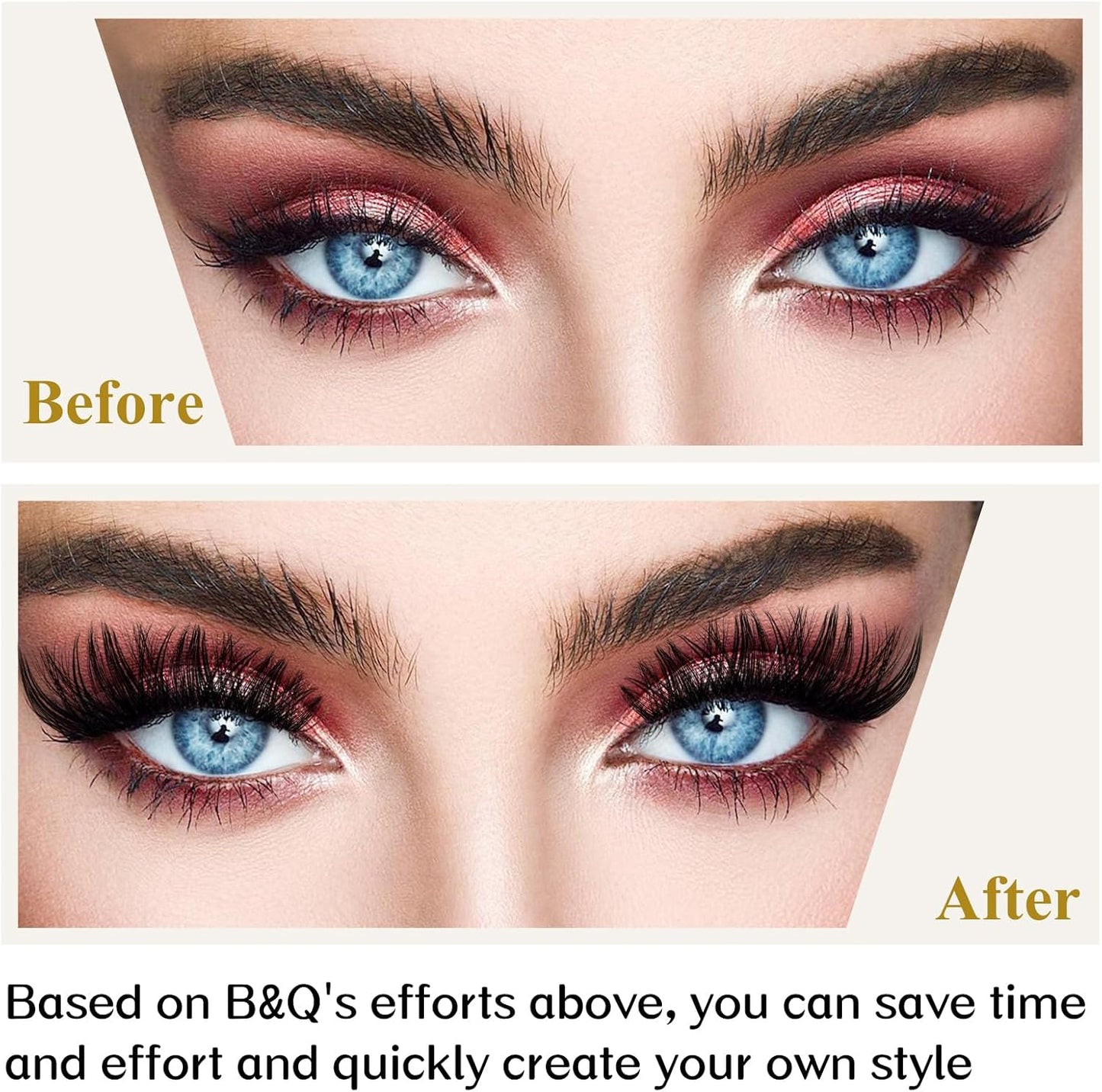 Lash Clusters B05 D Curl 16Mm 72 Clusters Lashes B&Q LASH Eyelash Clusters C D Curl Individual Lashes Volume DIY Lash Extensions at Home (B05,D-16Mm)
