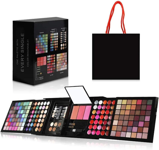 Professional Makeup Set Full 177 Color Eyeshadow Palette Blush Lip Gloss Concealer Kit -Beauty Makeup Set,All-In-One Makeup Kit with Mirror, Applicators (177 Makeup Kit)