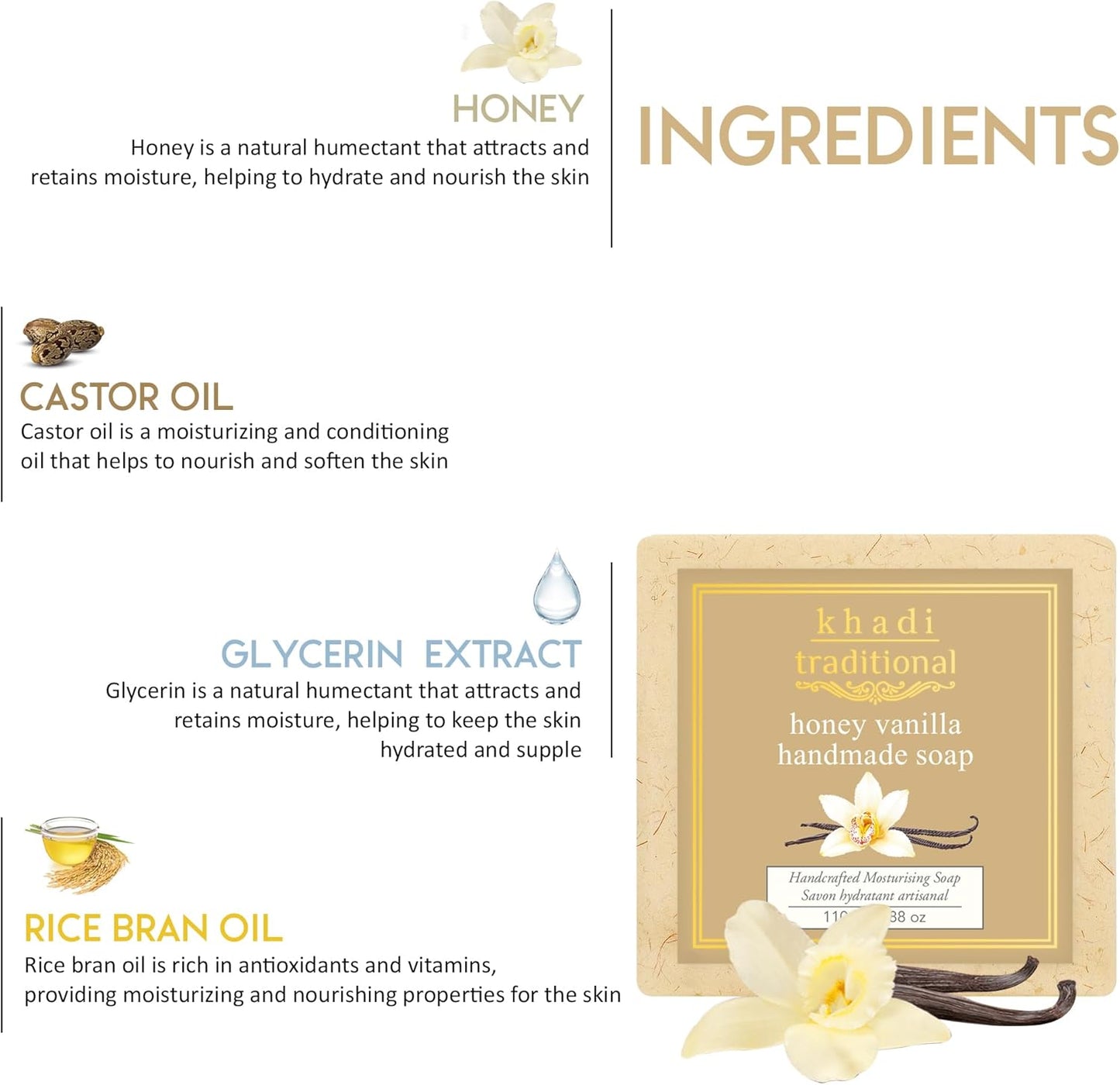 Honey Vanilla Handmade Soap