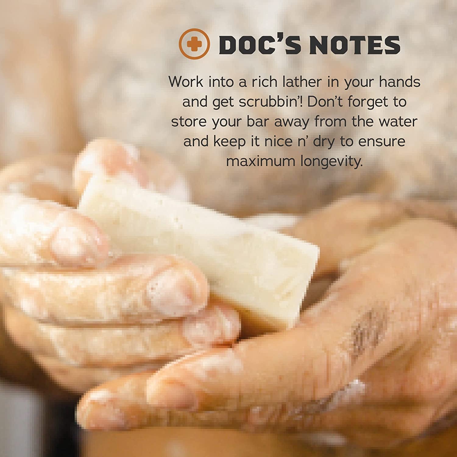 All Natural Bar Soap for Men with Zero Grit, 3 Pack, Bay Rum