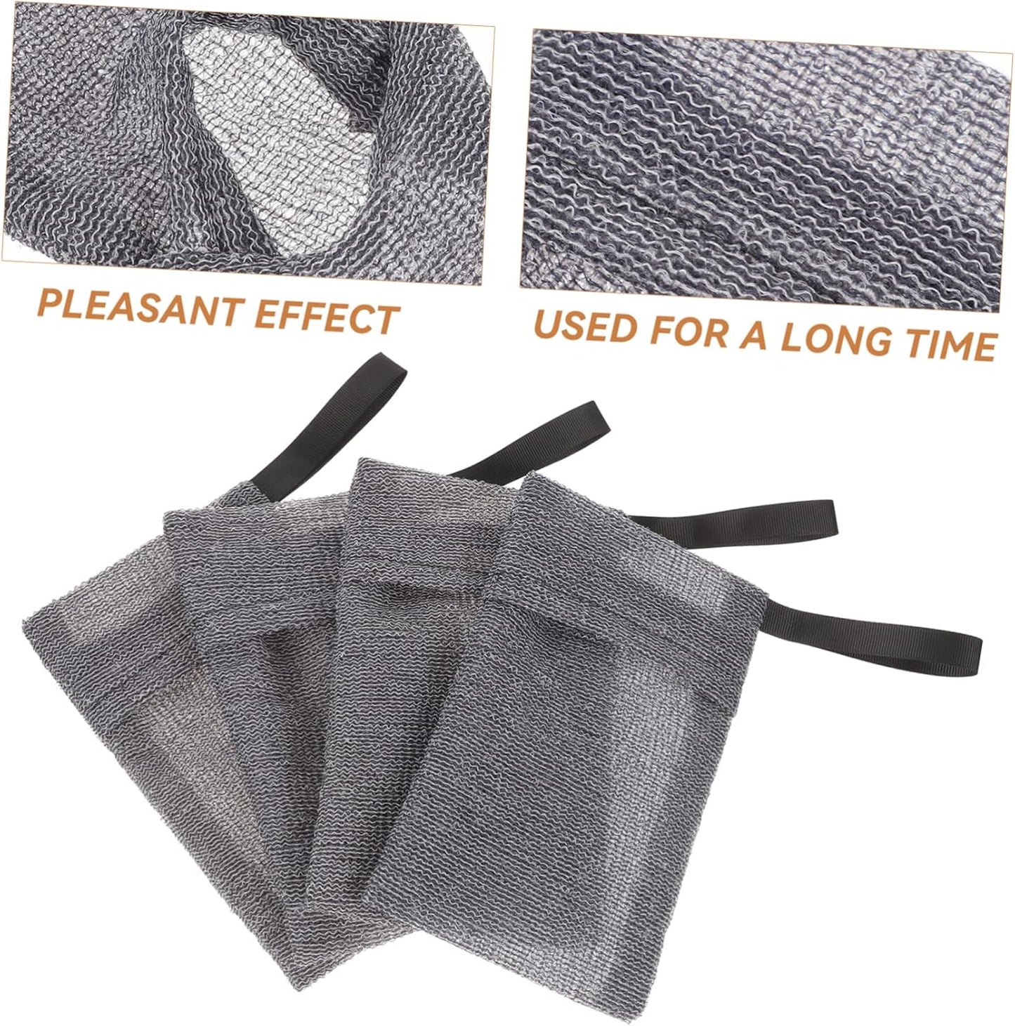 4Pcs Soap Soap Holder Bar Soap Storage Soap Net Pouch Scrubber