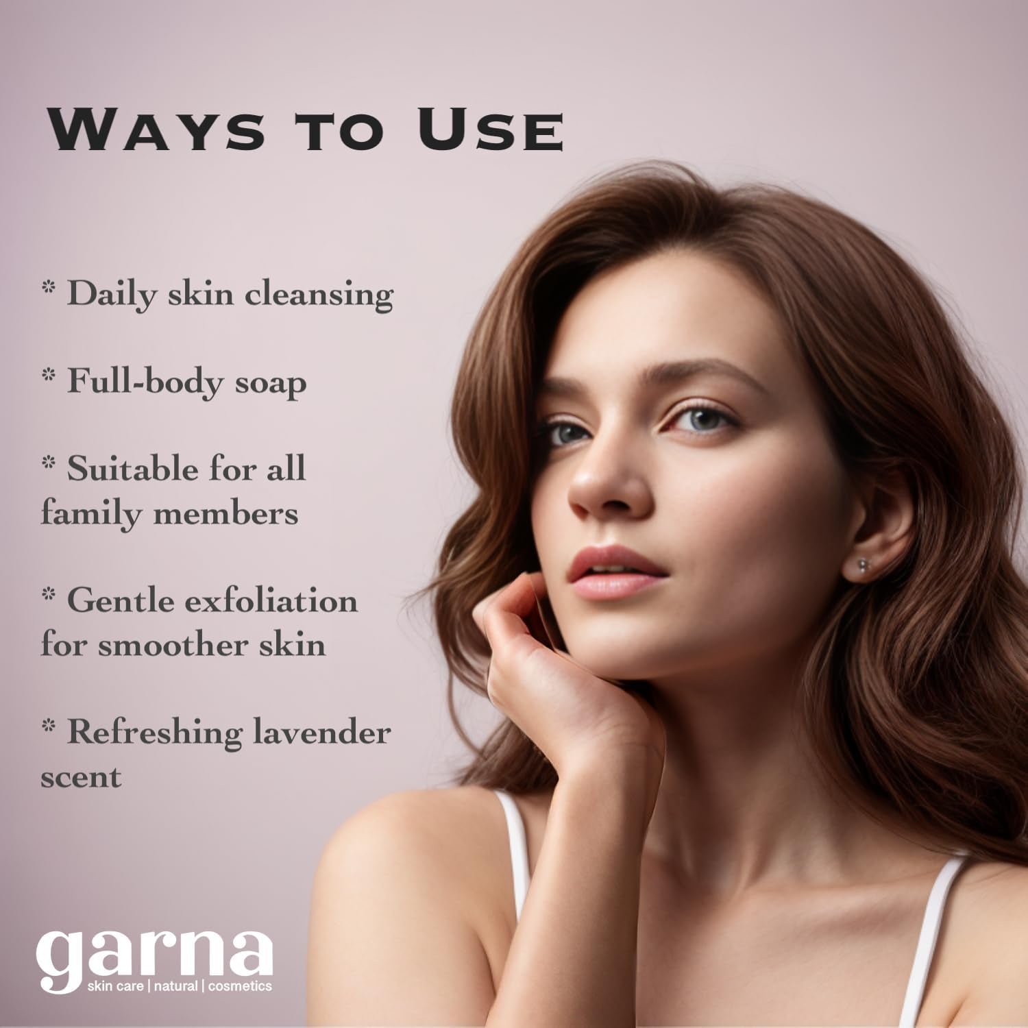 Lavender Castile Soap Bar 3.5 Oz: Handcrafted Pure Castile Soap Infused with Lavender Essential Oil, Gentle Exfoliation & Nourishment