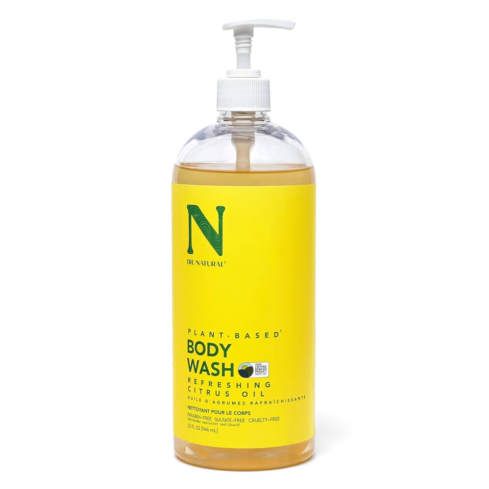 Citrus Oil Body Wash with Shea Butter & Coconut Oil - for Family & Pets