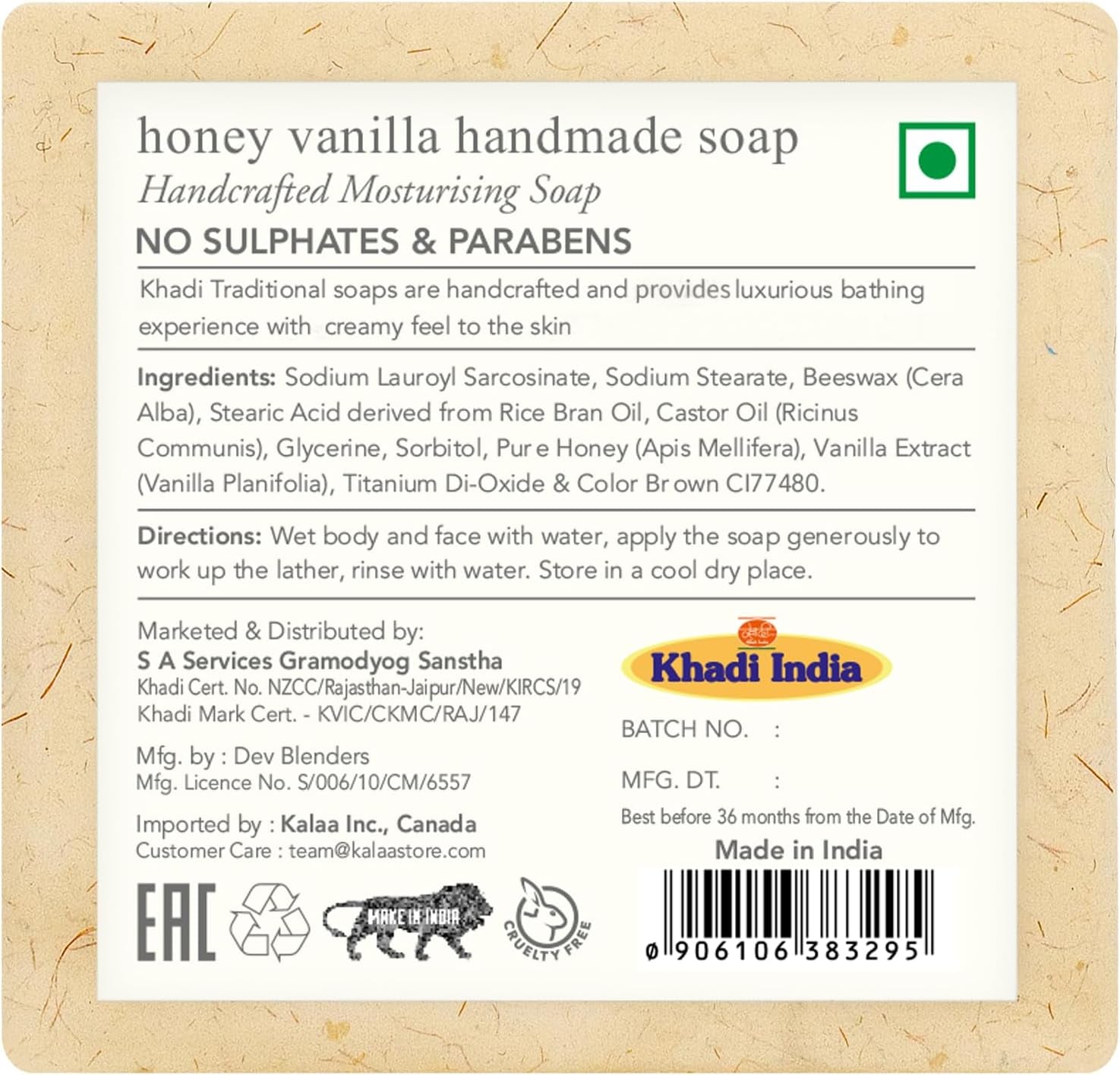 Honey Vanilla Handmade Soap