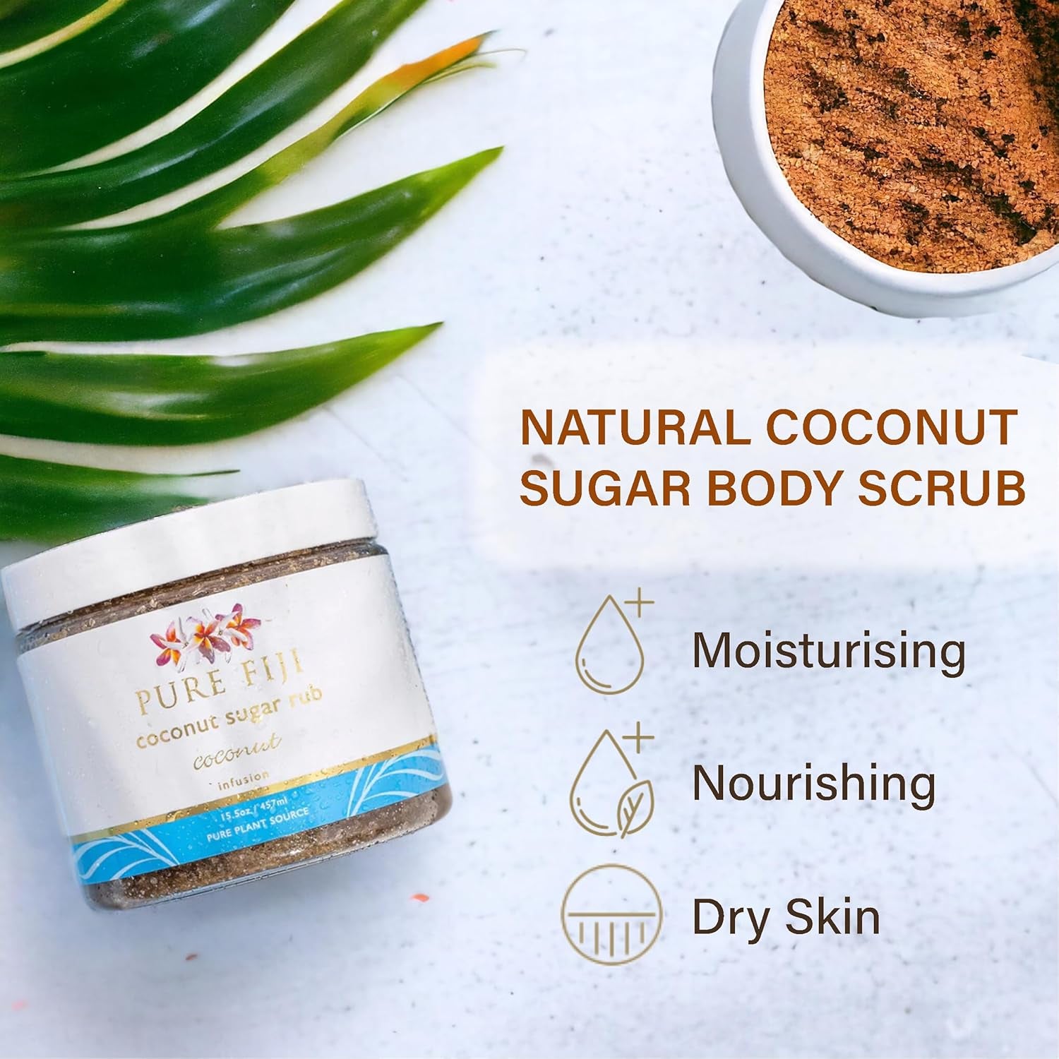 Coconut Sugar Rub, Coconut, 15.05 Ounces