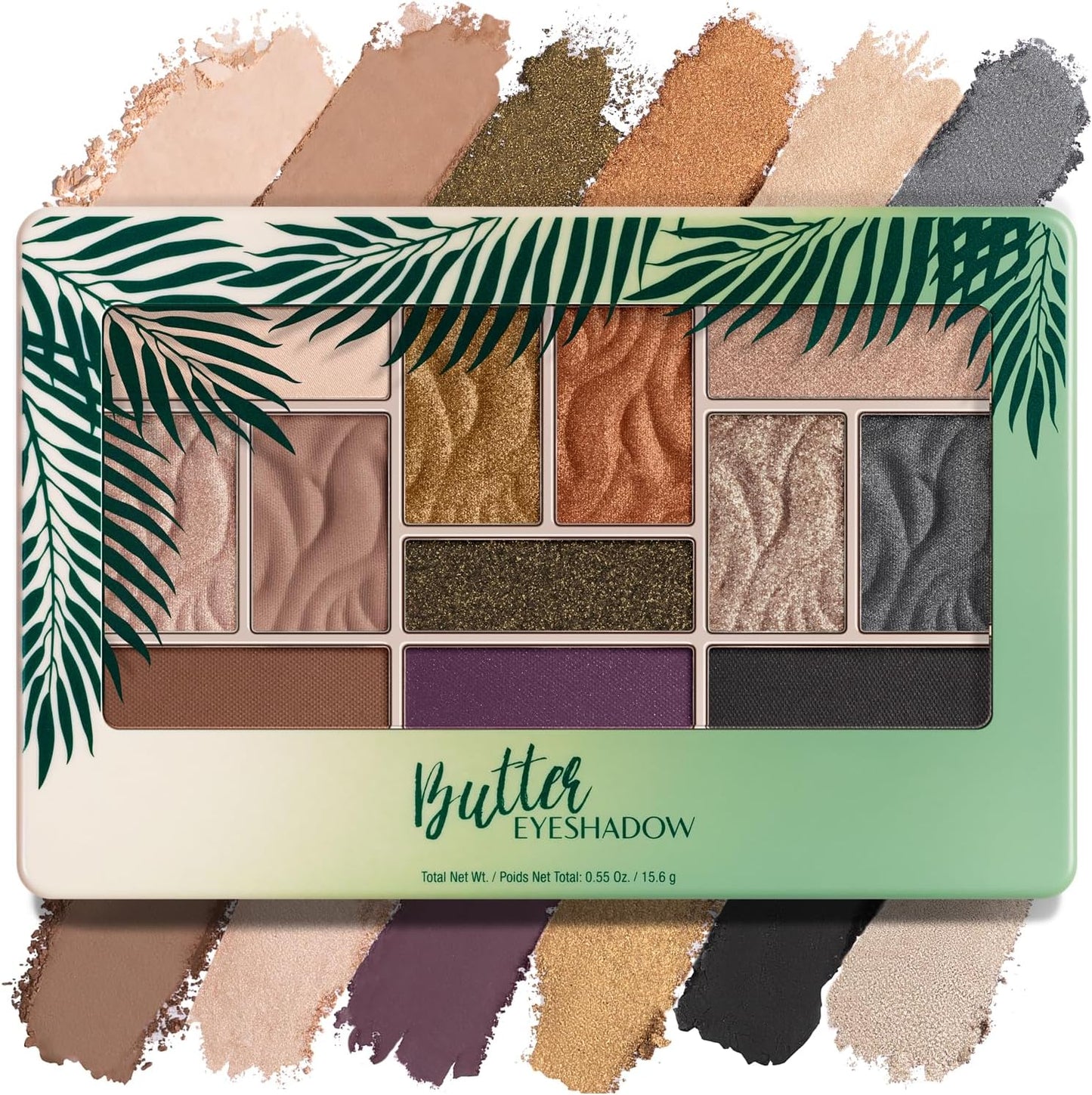 Murumuru Butter Eyeshadow Palette, Sultry Nights, 0.55 Ounce