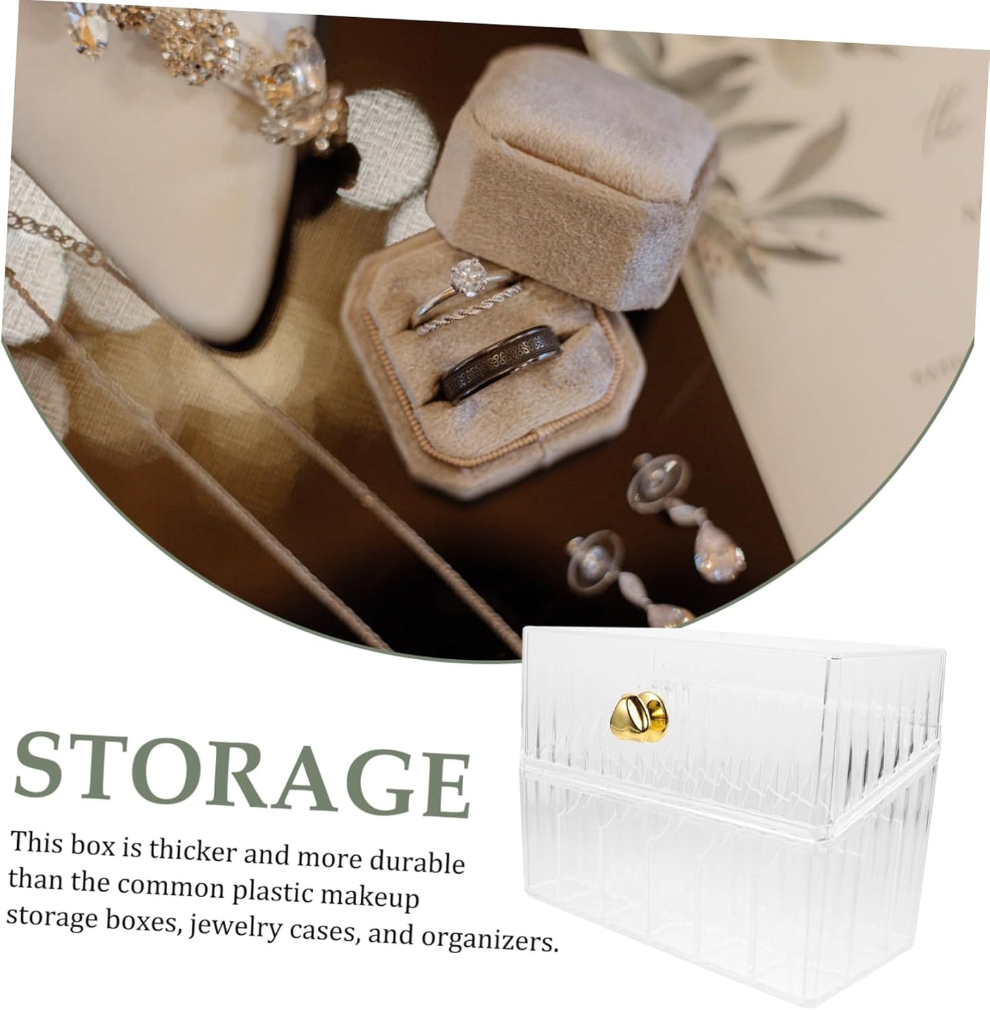 Lipstick Storage Box Desktop Makeup Organizers for Bedroom Vanity Table