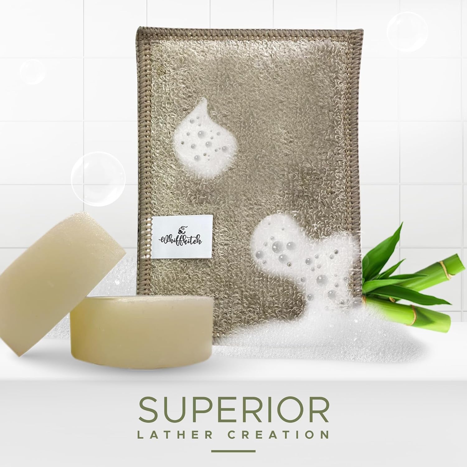 Soap Pouch 5-Pack - Versatile Soap Holder & Soap Saver Set, Travel Soap Bags - Mesh Soap Pouch, Soap Bar Loofah & Shower Soap Holder, Planet-Friendly Bamboo Soap Bags, 4X5 In